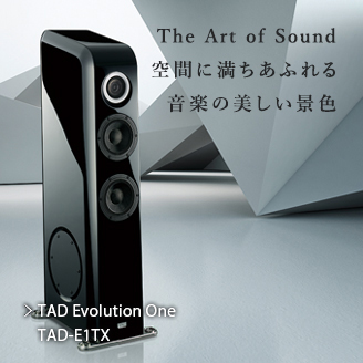 The Art of Sounds 空間に満ちあふれる音楽の美しい景色 TAD Evolution One